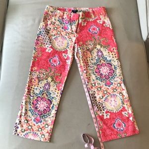 Patterned capris from J. Crew